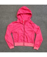 American Eagle Jacket Womens M Track Pink Zip Nylon Active Lightweight W... - £13.13 GBP