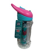 Cool Gear Freeze Me kids water bottle freezer stick straw pink teal pupp... - $6.23