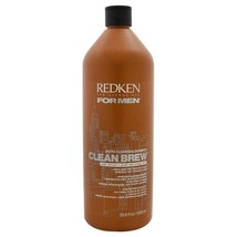 Redken For Men Clean Brew Extra Cleansing Shampoo 33.8 Oz - £78.68 GBP