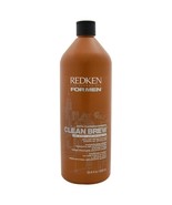 Redken For Men Clean Brew Extra Cleansing Shampoo 33.8 Oz - £78.68 GBP