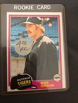 1981 Topps - #315 Kirk Gibson (RC) Free Shipping! - £6.91 GBP