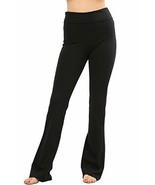 NioBe Clothing Stretchy Fold Over Lounge Solid Flare Yoga Pants (X-Large... - $30.12 CAD