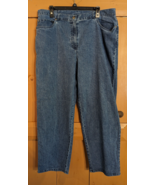 Ruby Rd Womens Stretch Jeans Sz 18 36x29 Blue Denim Pockets Elastic Wais... - £13.71 GBP