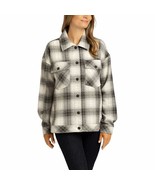 Boston Traders Women&#39;s  XL Gray Plaid Shirt Shacket Jacket NWT - $12.59