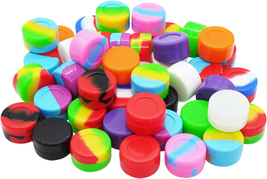 5Ml Silicone Wax Containers Concentrate Sealed Oil Non-Stick Jars (100), Multico - £12.43 GBP+