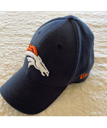 New Era Denver Broncos Football Mens Blue Embroidered Fitted Hat Large XL - $269.65 MXN