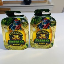 2 (two boxes) Treasure X Dino Gold Mini Dino Single Pack Series 2 41638 - £9.61 GBP