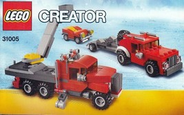 Instruction Book Only For LEGO CREATOR Construction Hauler 31005 - $6.50