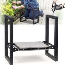 Heavy Duty Garden Kneeler Seat - Ergonomic, Stable &amp; Foldable for Easy S... - $73.21