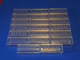 Risk Board Game Replacment Part: Lot of 20 Plastic Cases [w/ Risk Imprint] - £14.25 GBP