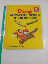 wonderful world of knowledge disney volume 4 transporation 1982 hardcover - £3.90 GBP