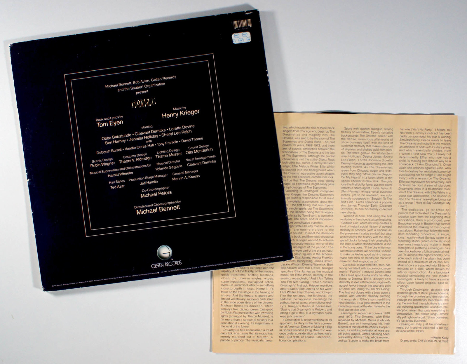 Dreamgirls (1982) Vinyl LP • Broadway Cast Soundtrack, Jennifer Holliday Item image 2