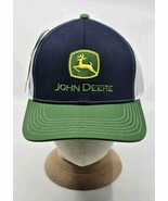 John Deere Farm Equip Patch Trucker Hat Cap Snapback Green Blue White New - €20,33 EUR
