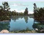 Trout Lake Stratton Park Colorado Springs CO UNP DB Postcard Q1 - $3.91