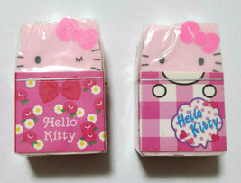 Hello Kitty Radiergummi 2 Stück 2011&#39; SANRIO Retro Niedlich Seltene Alte... - £19.36 GBP