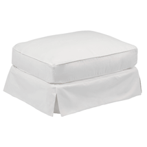 Sunset Trading Americana Washable Water-Resistant Slipcovered Ottoman - $1,287.95