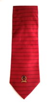Tommy Hilfiger Men&#39;s Tie 100% Silk Red Classic Style 4&quot; x 58&quot; Made in the USA - £11.79 GBP