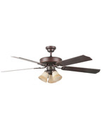 Concord Heritage Fusion 52&quot; 3-Light Ceiling Fan in Oil Rubbed Bronze 52H... - £115.07 GBP