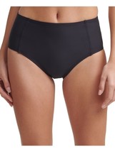 MSRP $58 DKNY Stretch Full Coverage High Waisted Swimsuit Bottom Black Size XL - £10.77 GBP