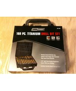 160 piece Drill Bit set --- Titanium and the 135 degree points. Great bi... - $28.95