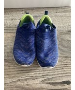 Girl&#39;s Shoes - Size 13 Skechers Navy/Multi Ultra Flex Slip On Sneaker Lo... - $232.70 MXN