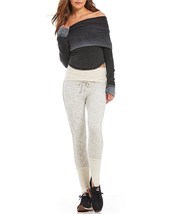 FREE PEOPLE Womens Top Fade Underneath It All Activewear Grey XS OB661821 - $48.77