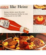 1962 Heinz 57 Tomato Ketchup Advertisement Condiments Pittsburgh Penn HM2K - $747.57 MXN