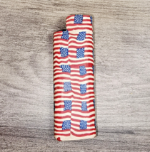 COLLECTIBLE VINTAGE BIC AMERICAN FLAG LIGHTER COVER - $19.79