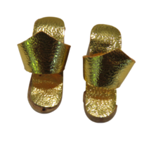 Vintage Barbie Doll In The Swim Gold Wedges Sandals VERY NICE - €15,21 EUR