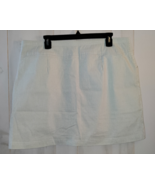 NEW WOMENS MARIO SERRANI ITALY PINSTRIPE PULL ON SKORT W/ POCKETS  SIZE XL - $648.73 MXN