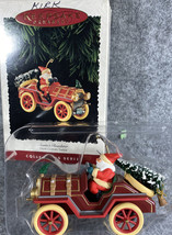 Hallmark KeepSake Santa&#39;s Roadster  Here Comes Santa 1995 17th Series QX5179 - £7.82 GBP