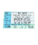 1998 Detroit Red Wings Stanley Cup FINALS Capitals Ticket NHL Hockey - C... - $400.00