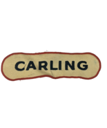 CARLING BEER  9&quot;  PATCH Sew On Embroidered - Vintage - $6.81