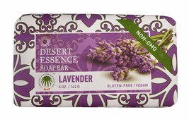 Desert Essence Lavender Soap Bar - 5 Oz - Promotes Cell Regeneration - £7.34 GBP