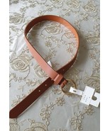 A new day Women Round Buckle Belt Brown Size Small  - $180.65 MXN