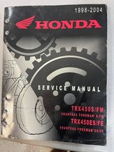 1998 1999 2000 2004 Honda Trx450s / Fm Fourtrax Atelier Service Réparation - $99.98