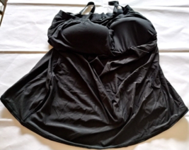 COCO Reef Cast Black Swim Top Size 36D - £21.63 GBP
