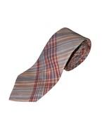 Yves Saint Laurent Necktie Mens Plaid Stripe Pastel 100% Silk Vintage YS... - €20,70 EUR
