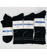Bombas Men's Solids Crew Tube Comfort Black Socks Classic Style Size Large X/l - $14.31