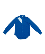 HELMUT LANG Unisex Denim Shirt Solid Blue Size S HLM44494 - £183.14 GBP