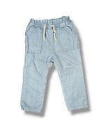 Toddler Denim Gap 2T Railroad Stripe Blue Pull On Pants  - $9.95