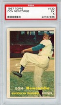 1957 Topps Don Newcombe #130 PSA 5 P1309 - £43.51 GBP