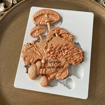 3D Forest Mushroom Silicone Molds Chocolate Cake Fondant Decorating Tools - £12.85 GBP