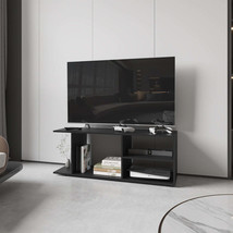 Barton Black Entertainment Center - Living Room TV Stand - $2,460.28 MXN