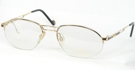 Vintage Etienne Aigner Ea 350 508 Gold Unique Eyeglasses EA350 55-18-140mm Japan - £97.42 GBP