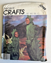 McCall's Crafts Costume 2749 Pattern Size Large Uncut Halloween Vintage ... - $8.99