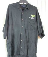 Port Authority Black Mens L Button Shirt Embroidered Dallas Margarita So... - €2,47 EUR