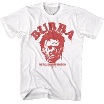 Texas Chainsaw Massacre Bubba Men&#39;s T Shirt Bloody Stencil Face Horror Movie - £22.72 GBP+