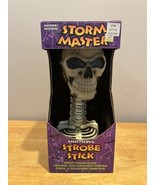 Vtg Play Motion Halloween Storm Master Lightning Strobe Stick Skeleton T... - $67.57 CAD