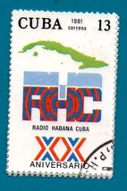 Used Collectible Cuba Postage Stamp - Radio Havana - $37.88 MXN